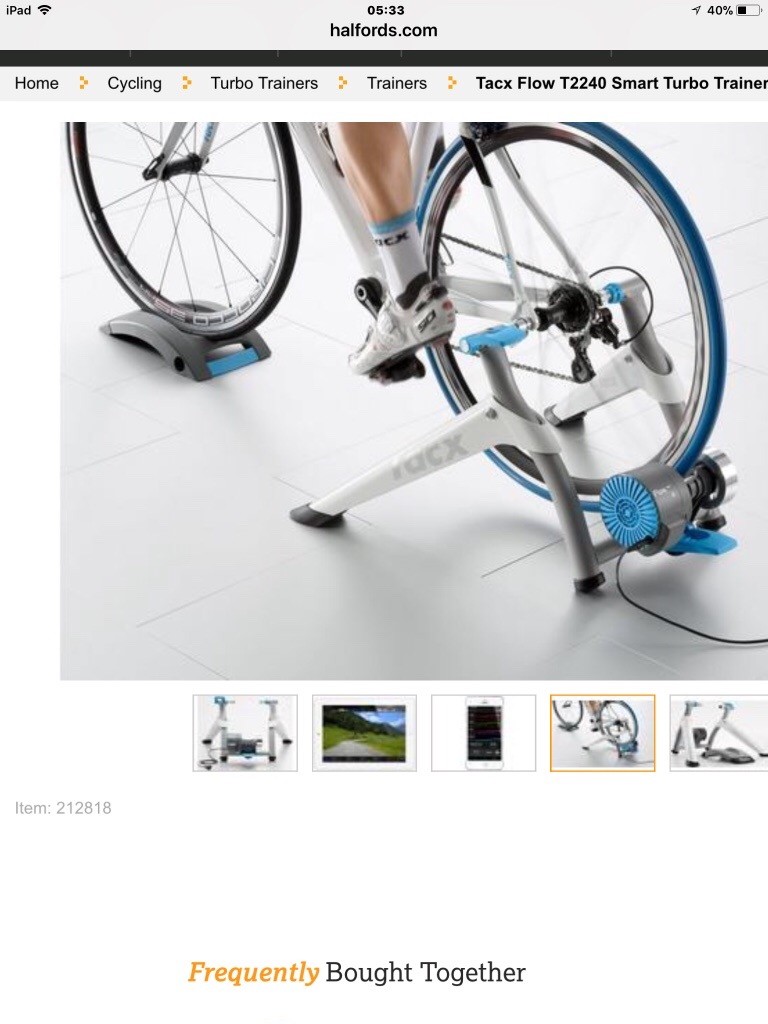 halfords tacx flow